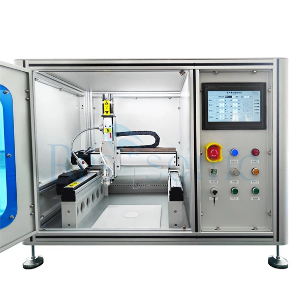 Ultrasone coatingmachine op tafel